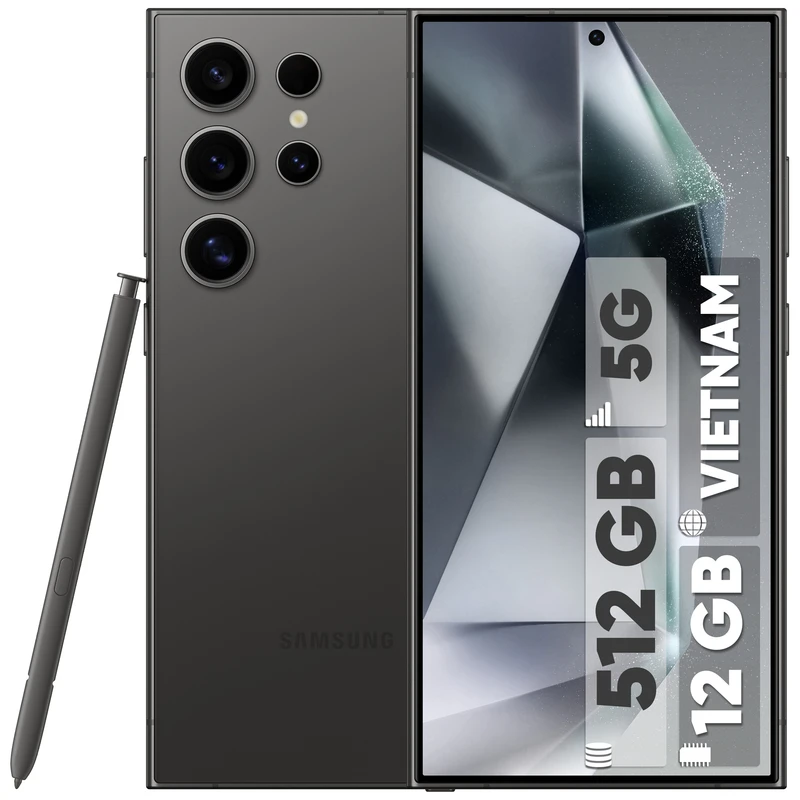 وشی موبایل سامسونگ مدل Galaxy S24 Ultra دو سیم کارت ظرفیت 256 گیگابایت و رم 12 گیگابایت - ویتنام(کارکرده)